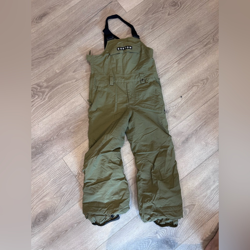Burton Khaki Snow Bib Pants